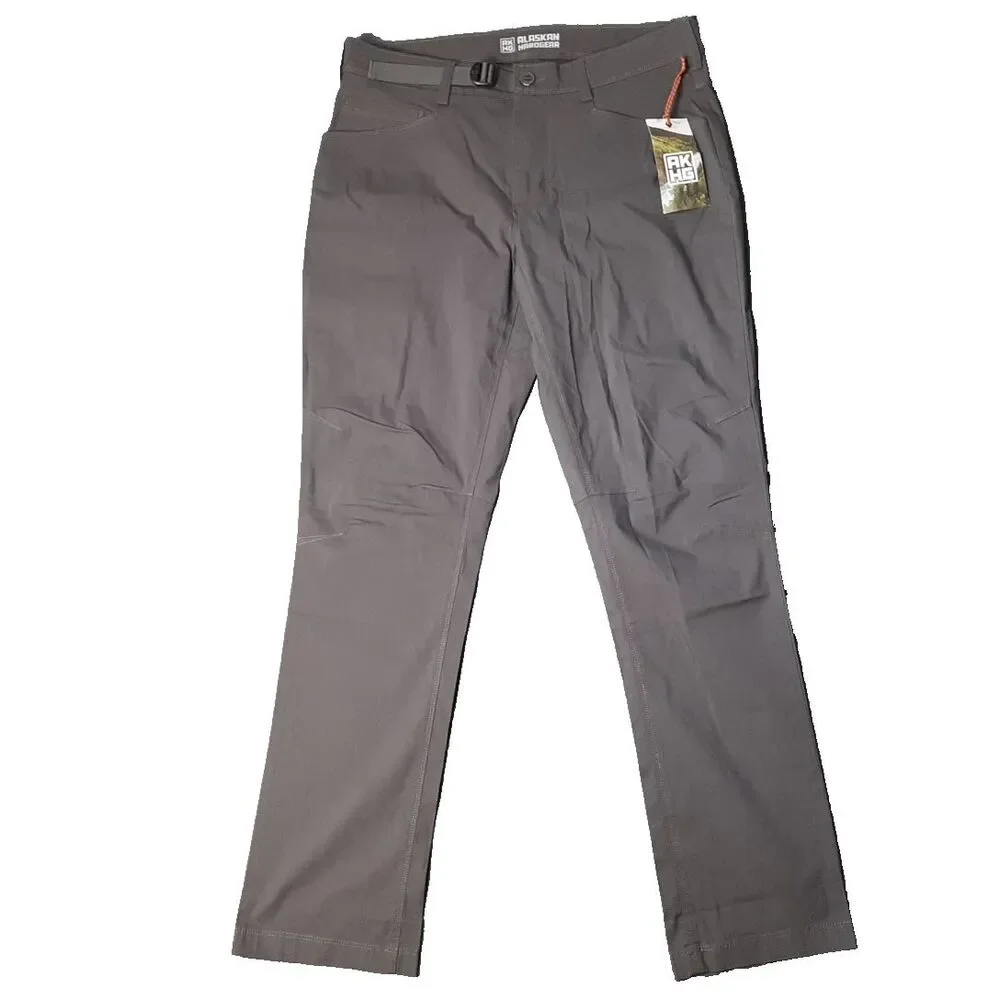 NEW Alaskan Hardgear Pants Mens 34x32 Gray Free Rein Duluth Work Hiking AKHG